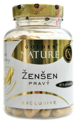 Ženšen pravý 80% ginsenosidů 100 kapslí