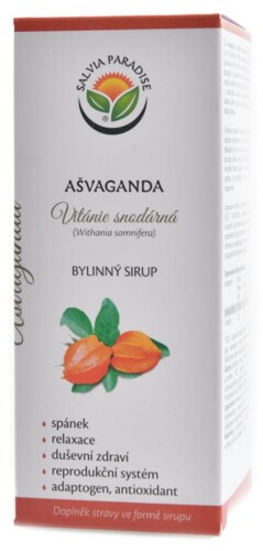 Ašvaganda vitánie ashwagandha DS sirup 180 ml Withania somnifera