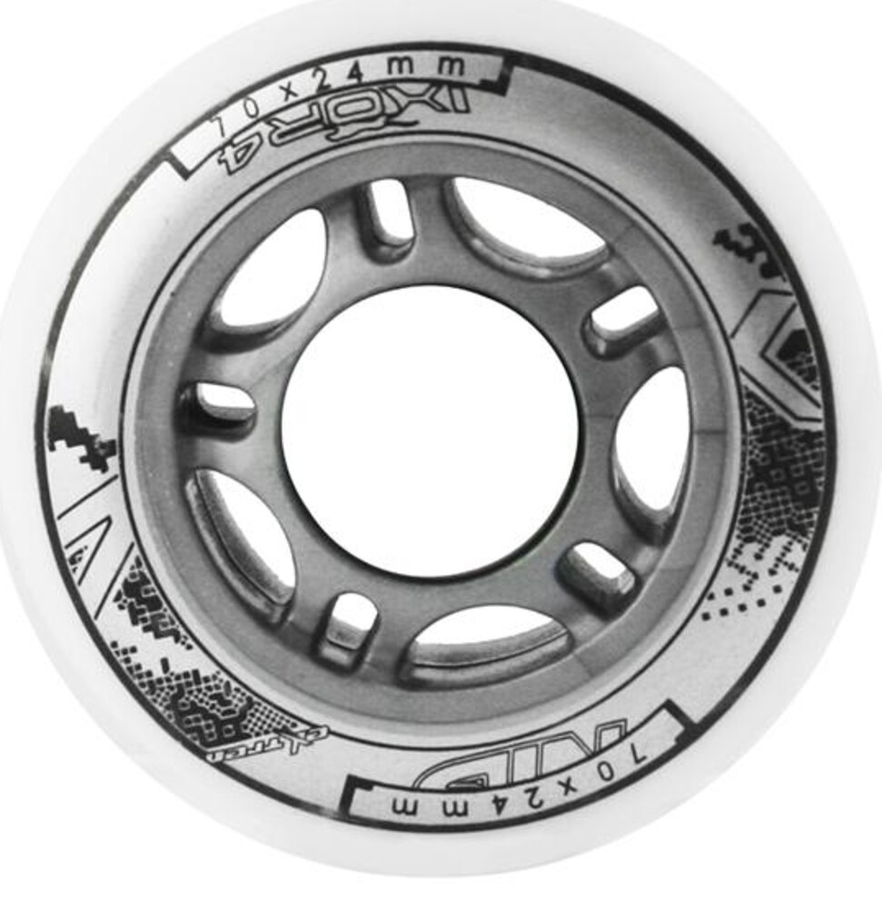 KOLIESKA PU 70x24 BIELE (4KS)