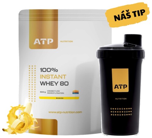 AKCE Nutrition 100% Instant Whey 80 CFM 500 g + ZDARMA Šejkr 700 ml