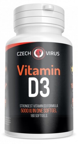 Vitamin D3 180 kapslí
