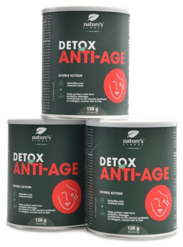 Detox anti age 3 x 125g economy pack