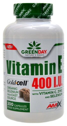 Vitamin E 400 IU life+ 200 kapslí