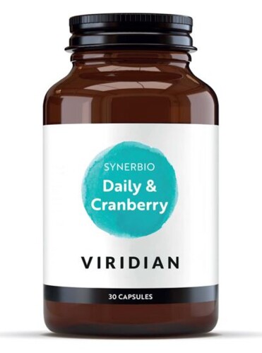 Synerbio Daily+ Cranberry 30 kapslí (Směs probiotik a prebiotik s brusinkovým extraktem)