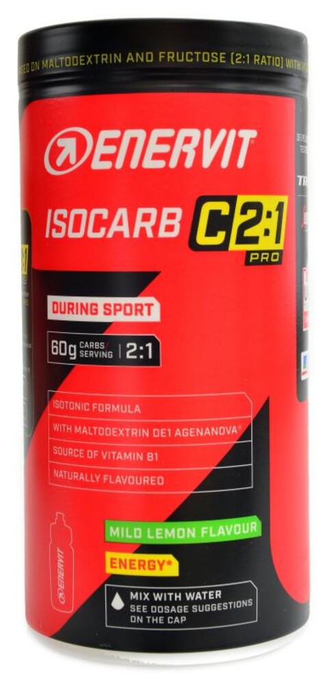 Enervit carbo IsoCarb 2:1 650 g citron