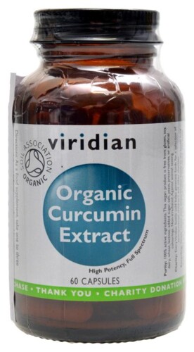 Curcumin Extract 60 kapslí Organic