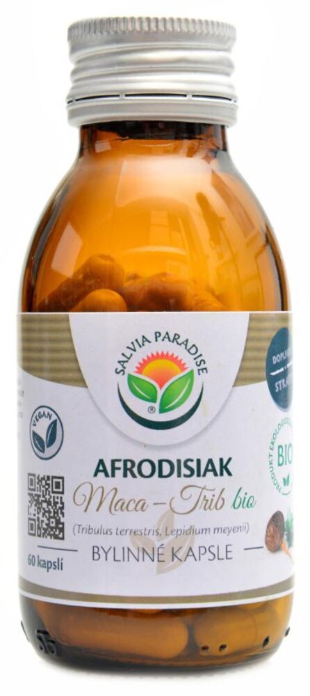Afrodisiak maca - tribulus BIO 60 kapslí