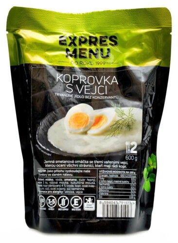 Koprová omáčka s vejci 600g