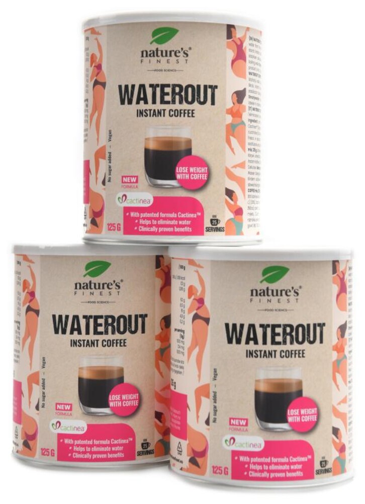 Waterout Coffee 3 x 125 g economy pack