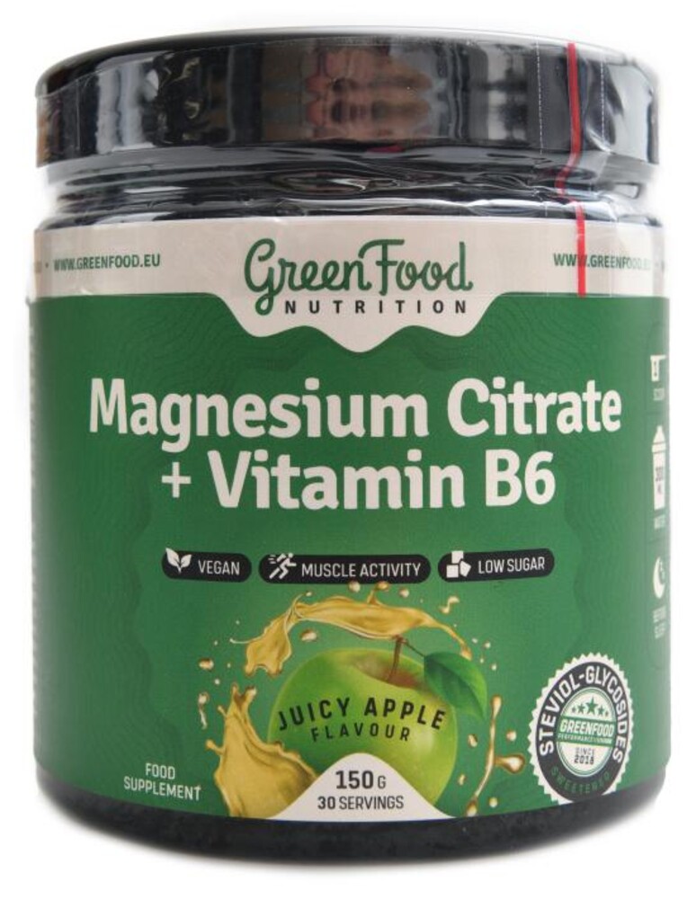 Magnesium citrate + vitamin B6 150 g