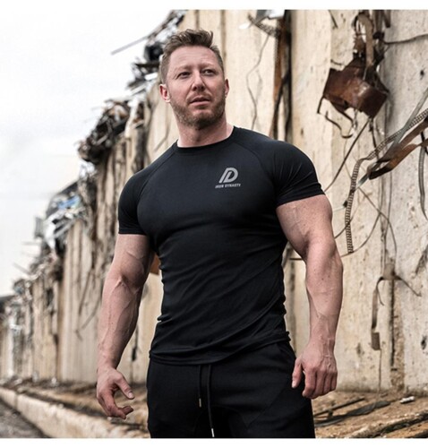 Tričko T-shirt heavy black men
