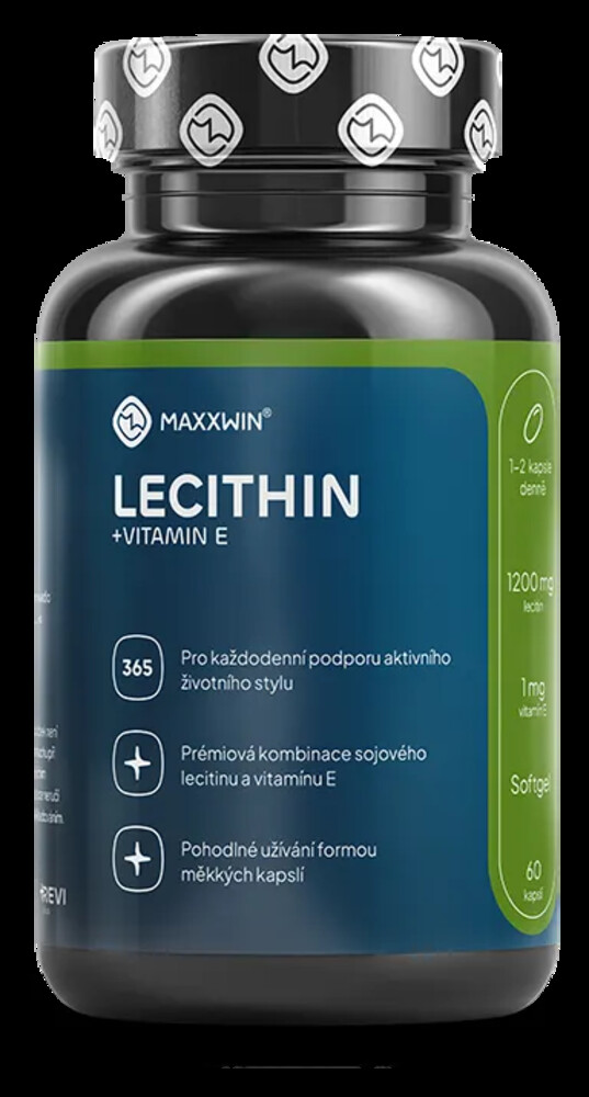 LECITHIN + VITAMIN E 60 kapslí