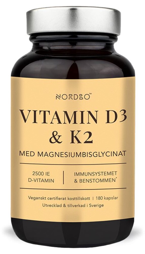 Vitamin D3 2500IU a K2 50μg​​​​​​​ 180 kapslí