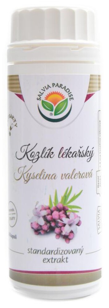 Kozlík lékařský standardizovaný extrak 60 kapslí Valeriana officinalis