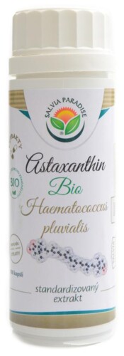 Astaxanthin standardizovaný extrakt BIO 100 kapslí Haematococcus pluvialis