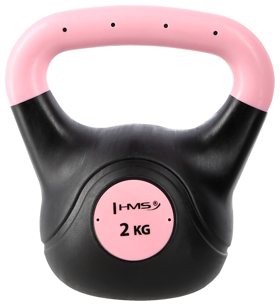 Plastový kettlebell KPC 2 kg ružový