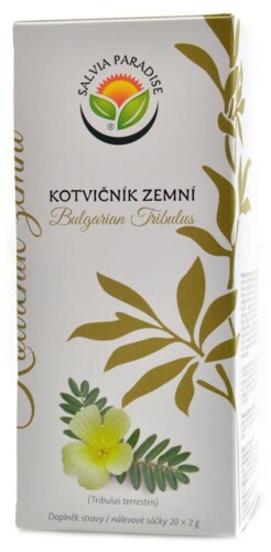 Kotvičník zemní tribulus terrestris nálevové sáčky 20 x 2g
