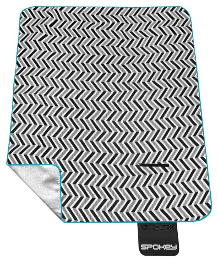 PICNIC ZIGZAG 150 x 180 cm Pikniková deka s popruhem