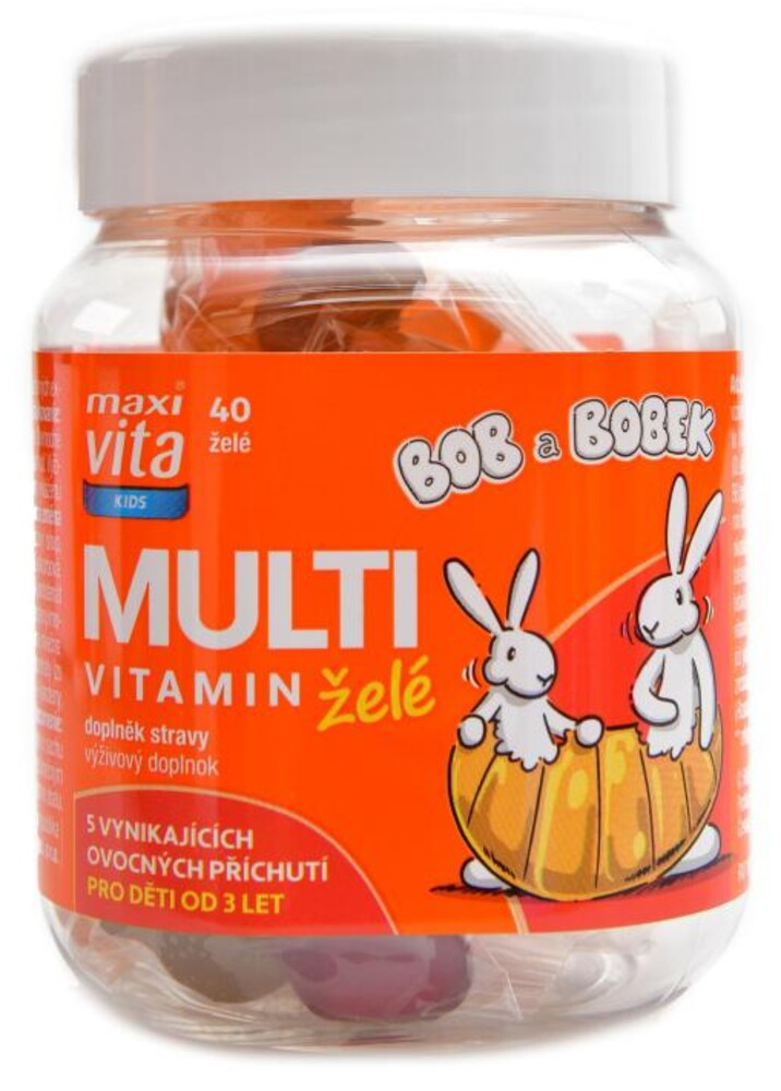 MaxiVita kids multivitamin želé 40 ks