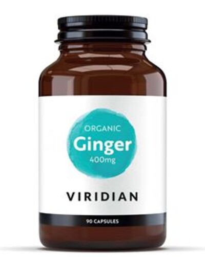 Ginger 400mg 90 kapslí Organic (Zázvor)