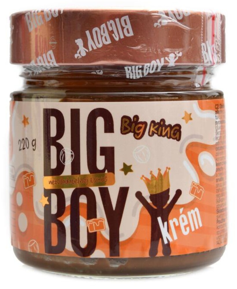 Big king 220g krém s lískovými ořechy mlékem a karamelem