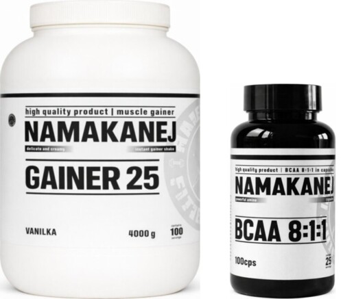 Gainer 25 4000g  +  Dárek Namakanej BCAA