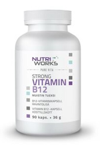 Strong Vitamin B12 90 kapslí (Silný vitamín B12)