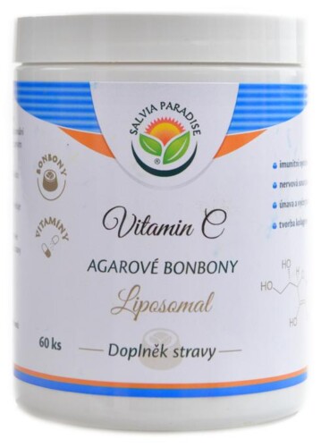 Vitamin C Liposomal agarové bonbony 60 ks - Lipozomální forma