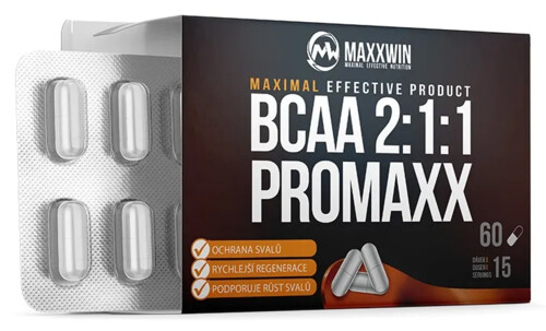 BCAA PROMAXX 2:1:1 60 kapslí