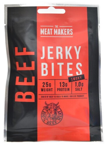 Jerky bites hovězí uzené 25g