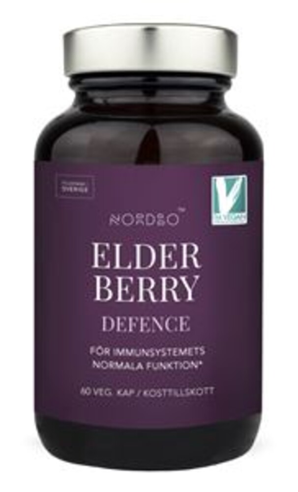 Elderberry Defence 60 kapslí (Extrakt z černého bezu + vit. C + zinek)