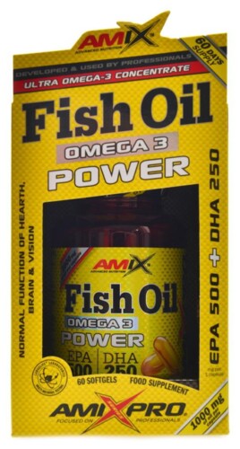 Fish Oil Omega 3 power 500/250mg 60 softgels