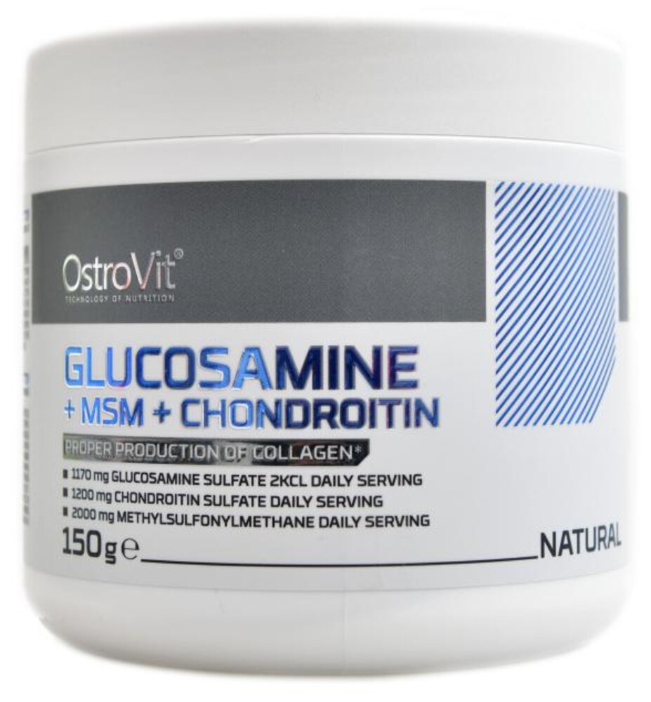 Glucosamine + MSM + chondroitine powder 150 g natural