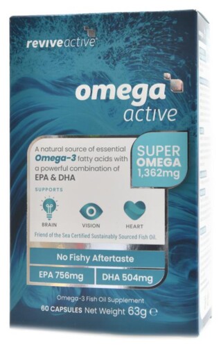 Omega 3 Active 60 kapslí 756mg EPA and 504mg DHA