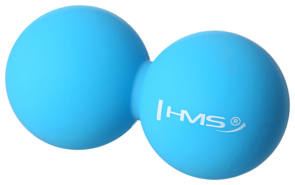 Dvojitá masážna lopta BLC02 modrá - Lacrosse Ball