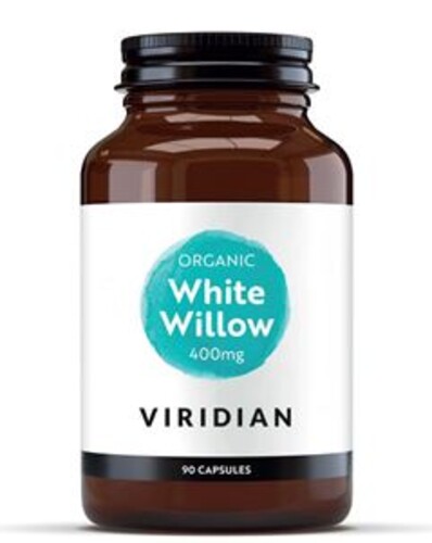 White Willow Bark 400mg 90 kapslí Organic