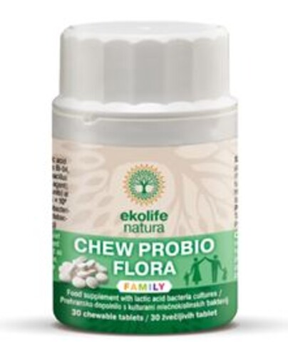 Chew Probio Flora Family 30 žvýkacích tablet