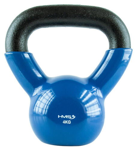 Kettlebel KN 4 kg pokrytý vinylem