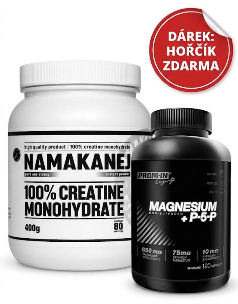 Creatin400g + Hořčík ZDARMA