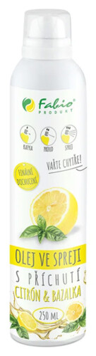 Olej ve spreji bazalka citron 250 ml