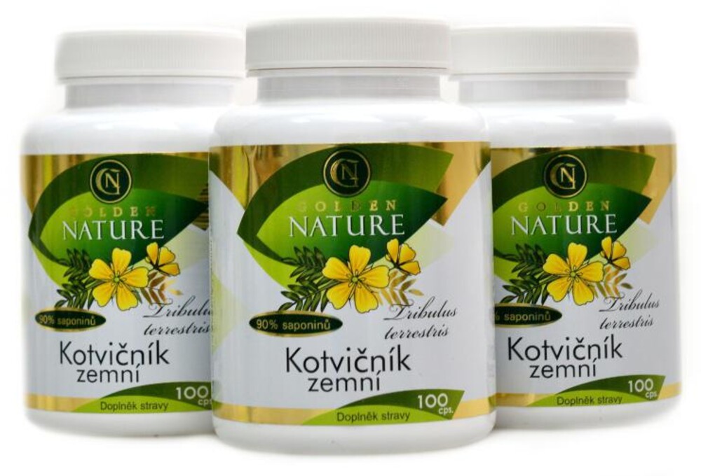 Kotvičník zemní 90% saponinů 300 kapslí