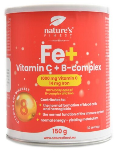 Železo + Vitamin C + B-Complex 150g