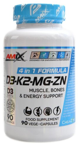 Vitamin D3-K2-MG-ZN 90 kapslí
