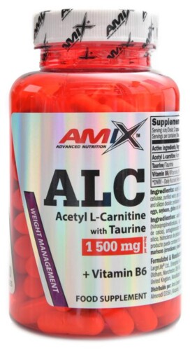 ALC with Taurine a vitamin B6 120 kapslí