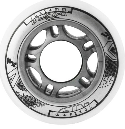 KOLIESKA PU 70x24 BIELE (4KS)
