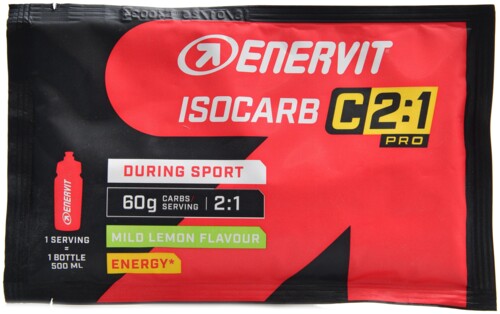Enervit carbo IsoCarb 2:1 65g citron