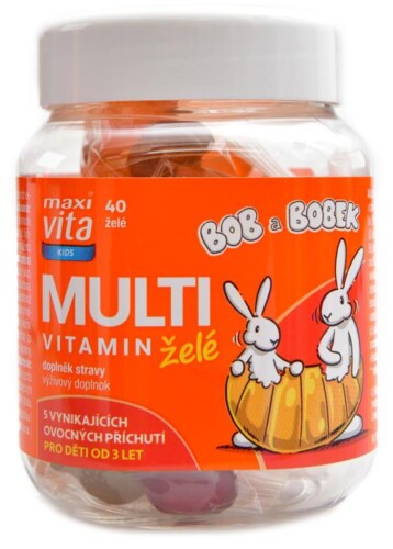 MaxiVita kids multivitamin želé 40 ks