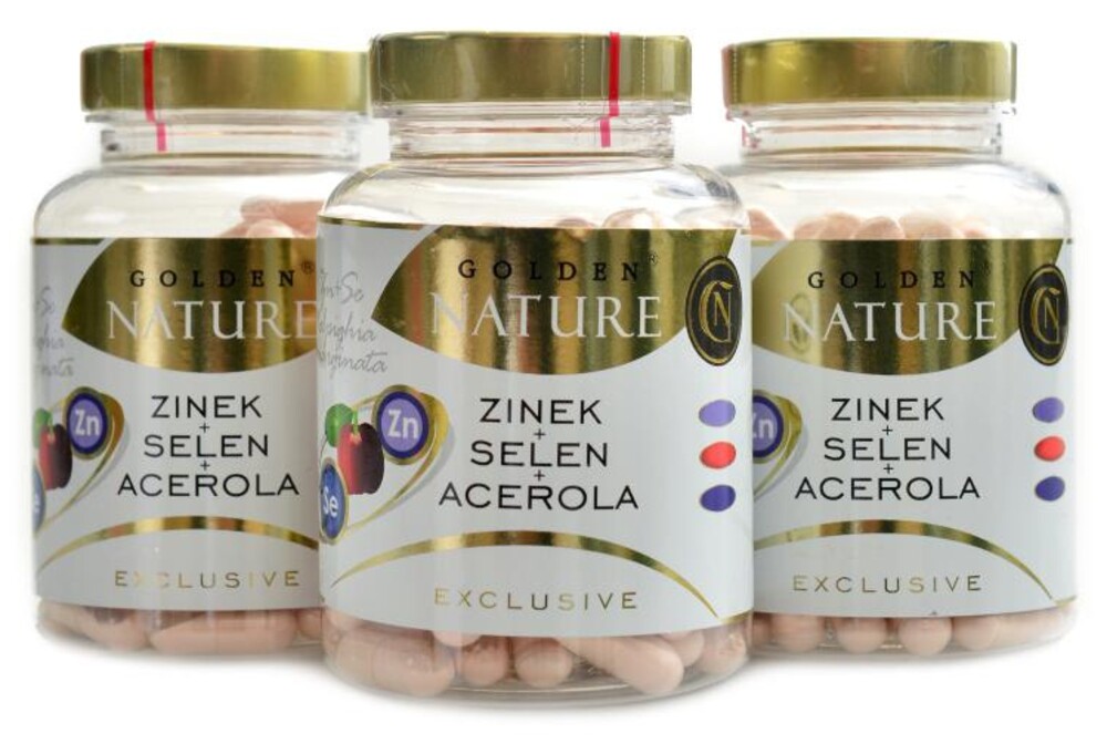Exclusive Zinek + selen + acerola 300 kapslí