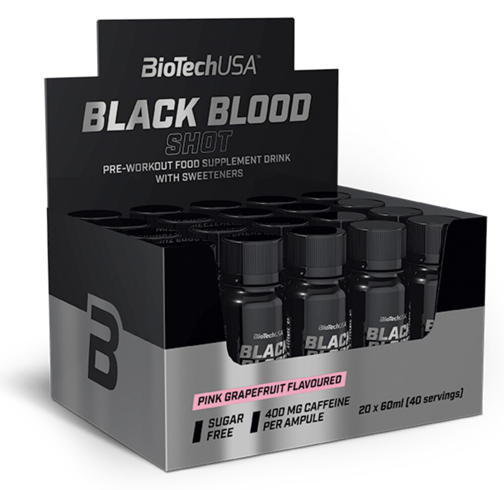 Black Blood Shot 20 x 60 ml