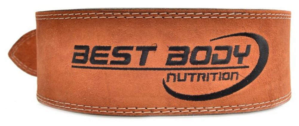 Opasek powerlifting natural kůže